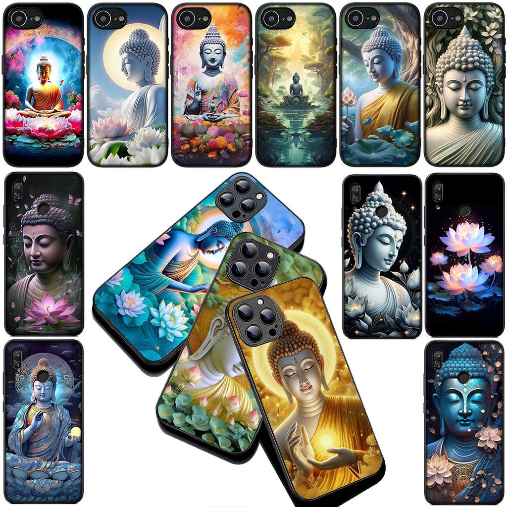 Housse en Silicone Lord Bouddha pour Samsung Galaxy S25 S24 S23 FE Ultra Plus S7 Edge S25+ S24+ A56 5G + Coque de Téléphone