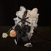 Gothischer Rüschenspitzen-Schleifenknoten-Kopfschmuck Cosplay Haaraccessoires für Dienstmädchen-Mädchen Süßes Stirnband Süße Party-Accessoires