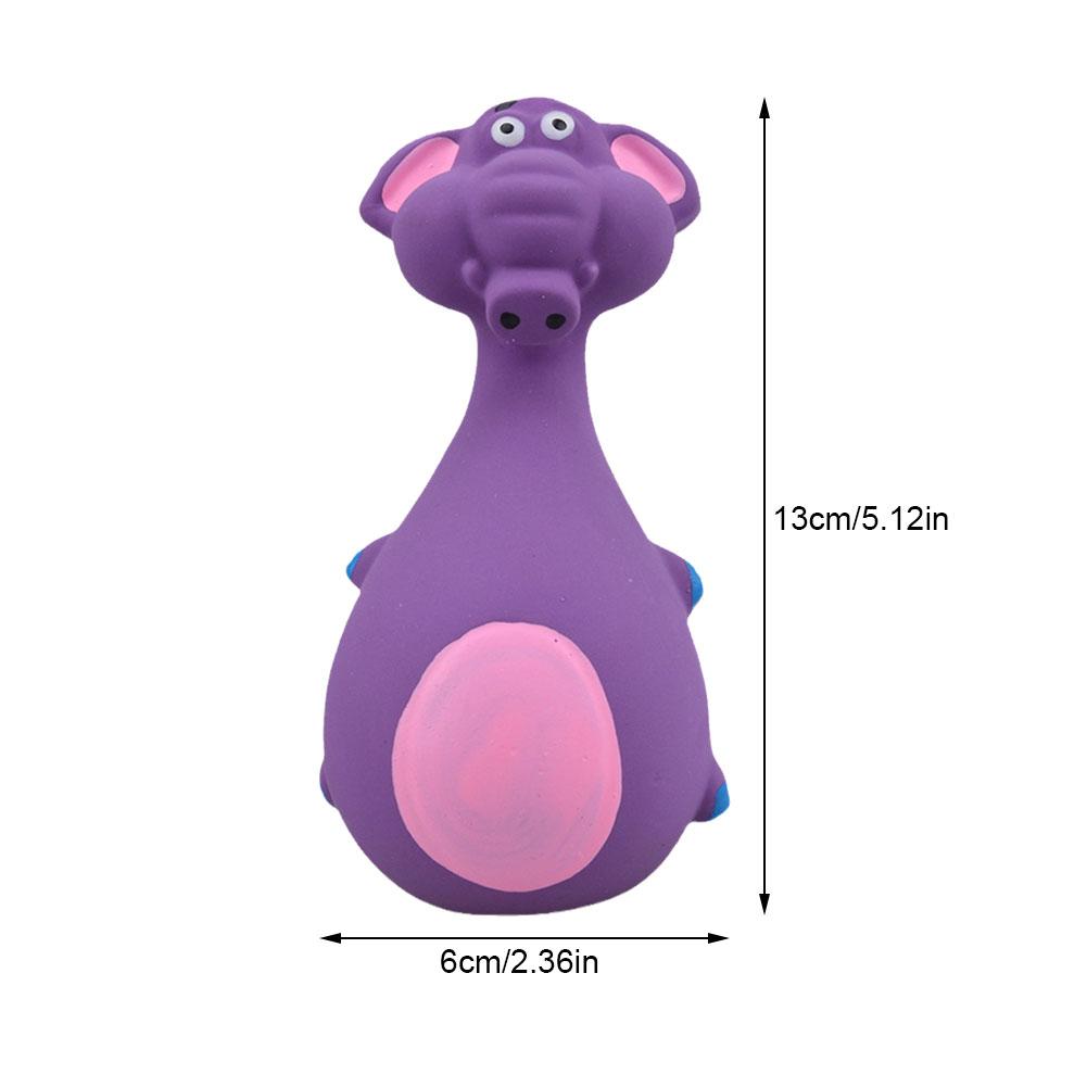 1pc Soft Rubber Chewy Toys Four Styles Squeaky Interactive Throwing Games Cute And Fun Suitable For Small And Medium Sized Dogs