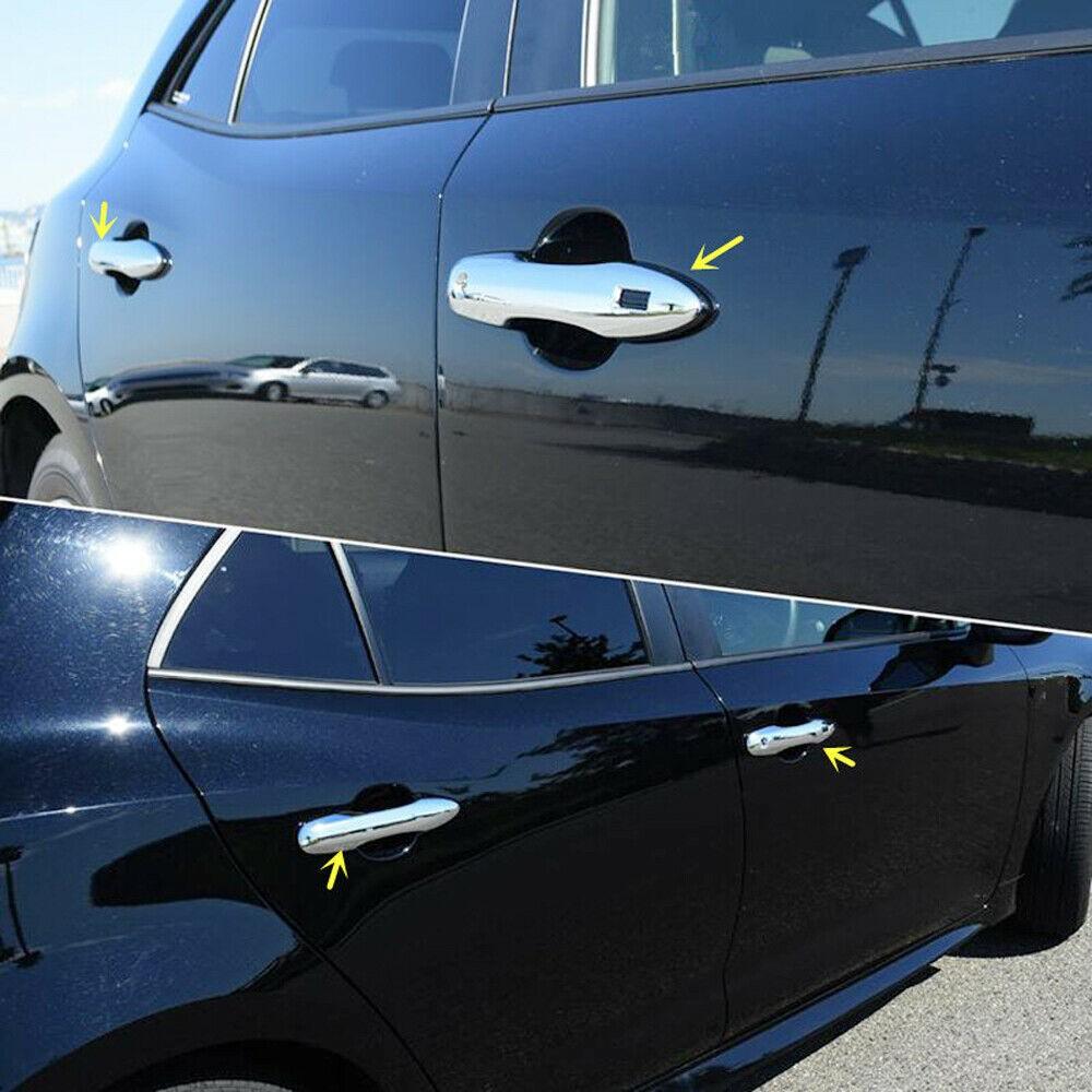 For Toyota Corolla 2020-2024 ABS Chrome Exterior Side Door Handle Cover Trim 4PC