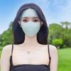 Sunscreen Mask for Women In Summer UV Protection Sunshade Ice Silk Face Mask Facial Face Mask Gini Protective Stereoscopic Mask