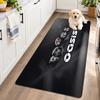 Flannel Kitchen Mat Oasis Soft Area Rug Non Slip Floor Carpet Home Decoration