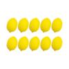 10Pcs/Pack Realistic Artificial Lemon Simulation Yellow Lemon Fruit for Kitchen Party Table Decoration Basket Display