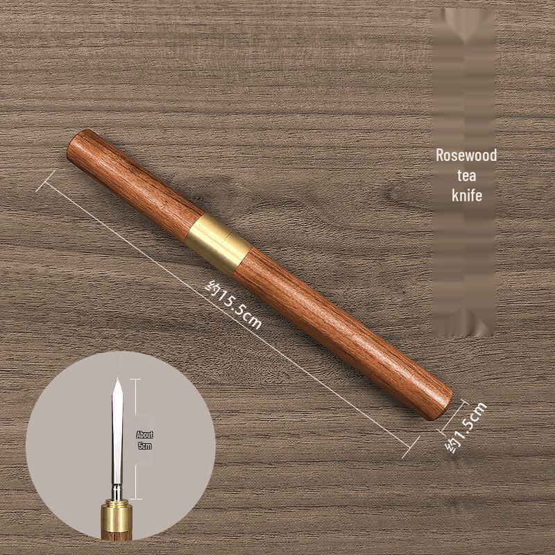 Ebony & Rosewood Pu er Tea Knife and Awl Set