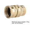 1 ST 3/4 Gänga Mässing Snabblåsningskoppling Adapter Högtryck 3000psi Trädgårdsslangkoppling Hane Trädgårdsinstallationsverktyg