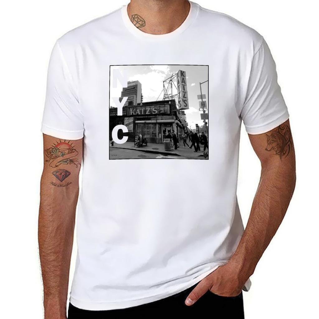 Katz Deli Nyc Tshirt Antifade Casual Tee Shirt