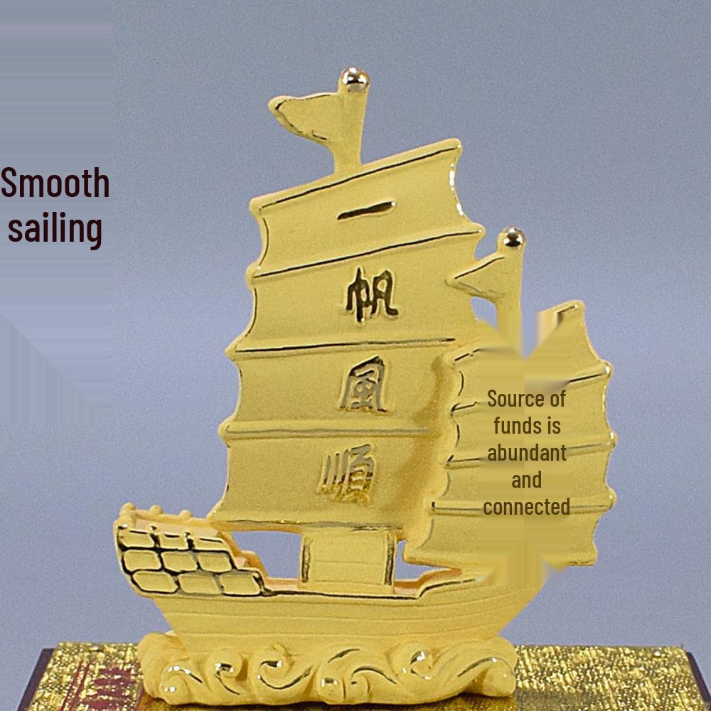 Smooth Sailing Sailboat Figurine: Office Reception or Housewarming Gift H1090
