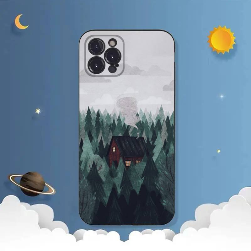 Landscape Phone Case For iPhone Samsung Galaxy Redmi Xiaomi Oppo OnePlus Note S A 7 8 9 10 11 12 13 14 20 21 22 23 53 54 Pro Max Plus Ultra TPU Soft