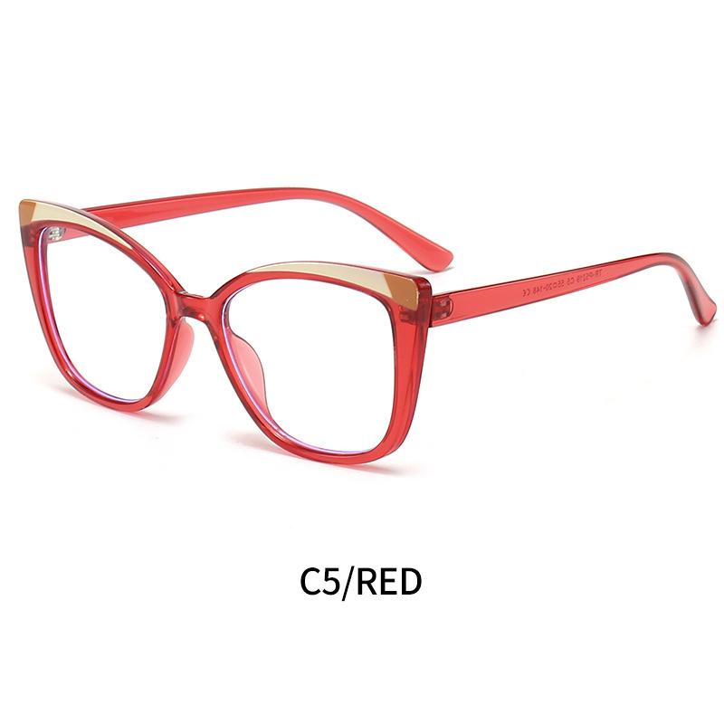 Ready To Ship Fashion Designed Pink TR90 Optical Frames Block Blue Light Glasses 2024