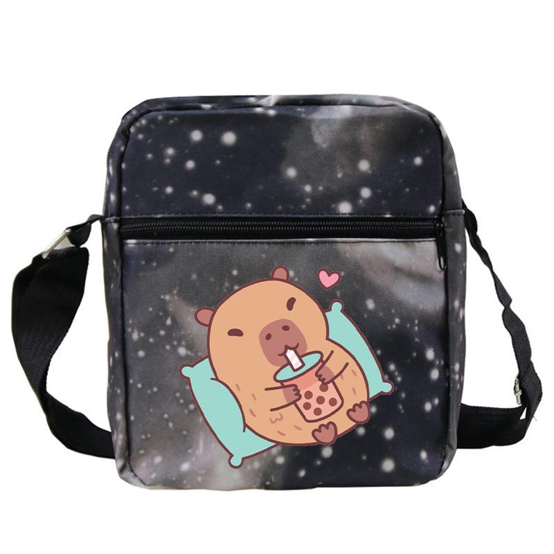 Fashion Versatile Children'S Portable Shoulder Bag Printed Trend Multifunctional Oblique Span Bag