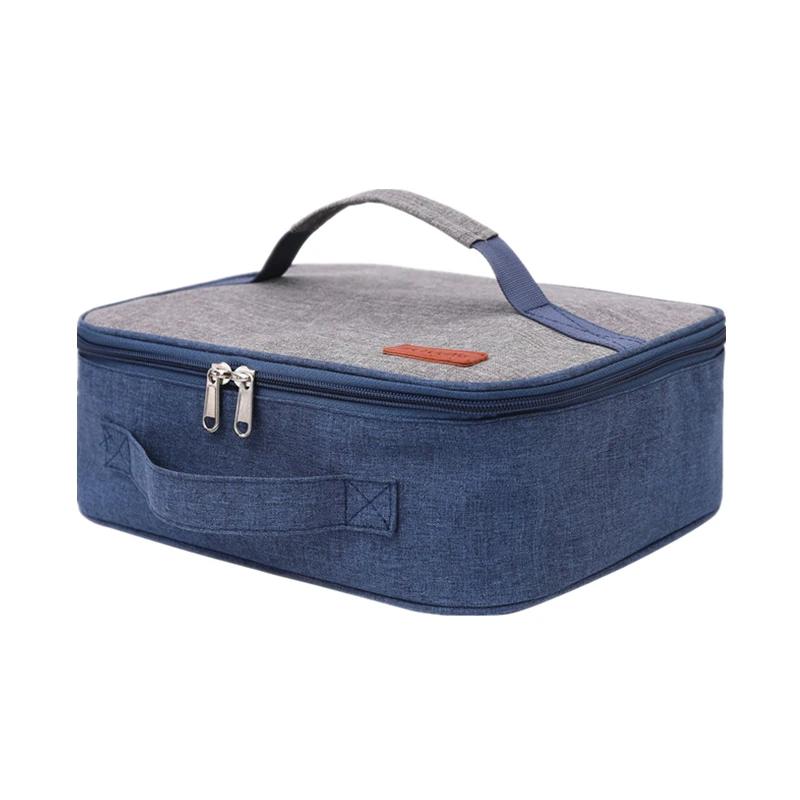 

Квадратная портативная изолированная термосумка для обеда для женщин и детей, сумки-холодильники для пикника, бенто, сумка-контейнер, 2023 CHINA