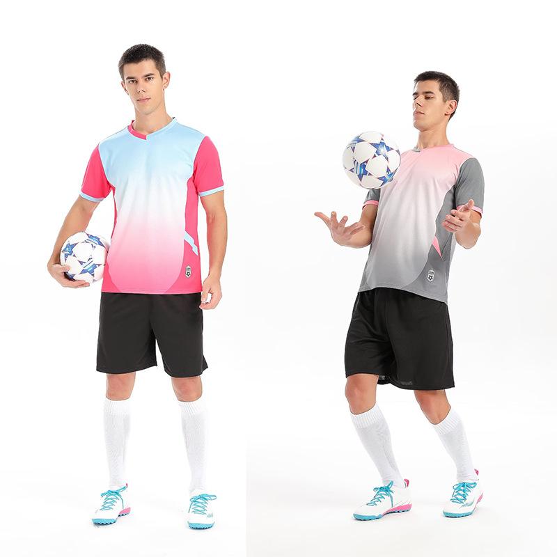 Quick-drying and Breathable Men's Club Training Camp Sports Jersey Less Children's Game Football Jersey Short-sleeved Suit Class Uniform