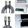 90 Degree USB4 Cable 40Gbps USB C to USB C 240W Fast Charging Display Cable Support 8K@60Hz 40Gbps Data Cable for Phone