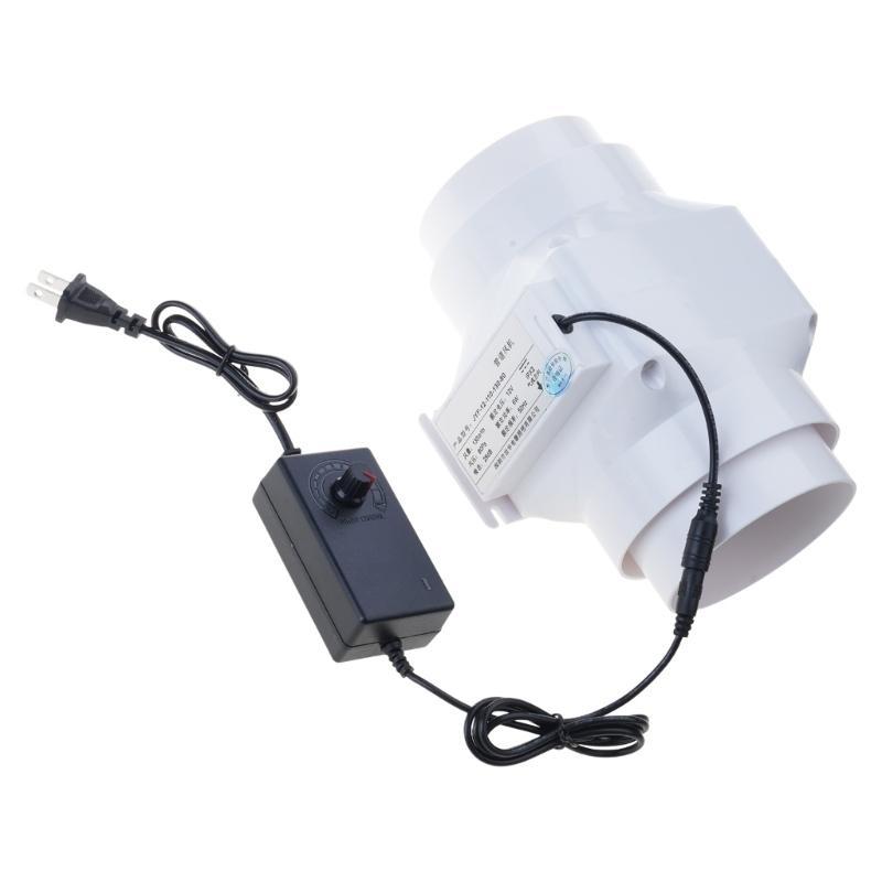 652F Duct Fan Air Extractor Exhaust Ventilation Exhaust Boosters Quiet Fan for Kitchen 6W 12V Fume Extractor Blower