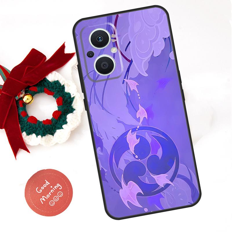 

Anime Genshin Impact Funda For OPPO Reno 10 11 12 13 14 Pro 11F 12F 13F 14F 7 8 Lite OPPO Find X8 X6 X9 Pro Case OPPO Reno14 F