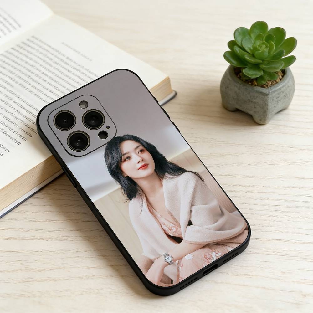 Z-Чжао Лиин Чехол для телефона для iPhone 17, 16, 15, 14, 13, 12, 11 Plus, Pro Max, Другие Мягкий Черный Чехол iPhone17