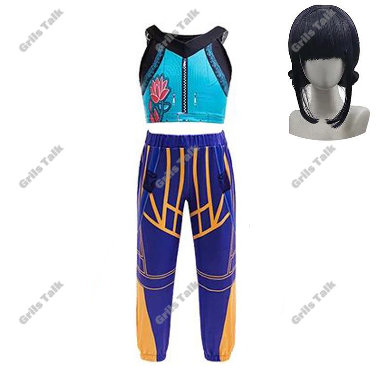 Korean Style Pop Singer Suit Fancy Girls Dress Anime Costume Carnival Halloween Party Performance Children's Kids Clothing