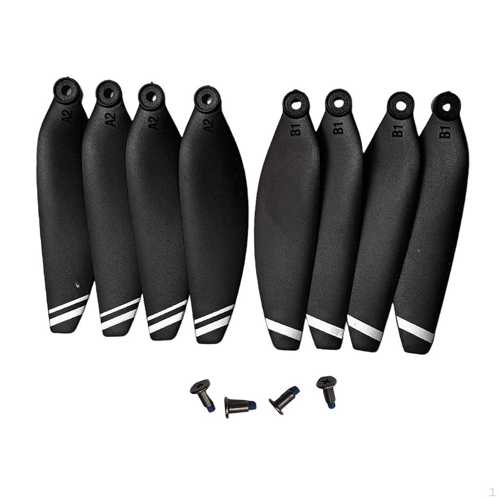 8 Pieces Drone Propellers with Release Portable Lightweight Spare Parts 2.28inch for E88Max S1S M8