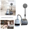 Portable Camping Shower Battery Powered Outdoor Camp Shower Pump Electric Rechargeable Handheld Shower Easy to Use