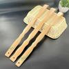 Bamboo Back Scratcher with Handle, Natural Wood Itch Relief Tool, Elderly Care Aid and Home Grooming Accessory