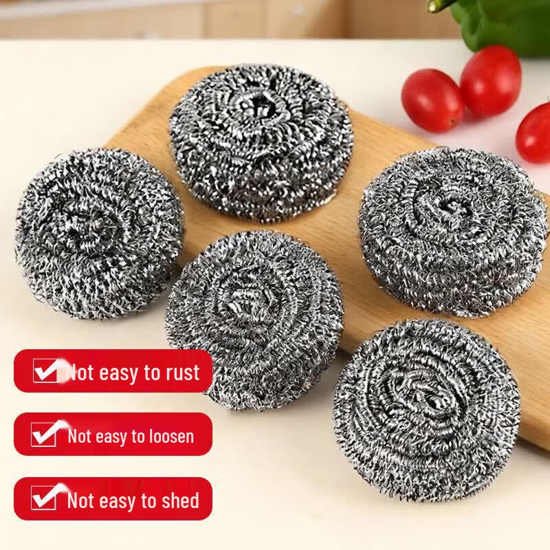 Fuximu Heavy-Duty Non-Shedding Stainless Steel Scouring Pads