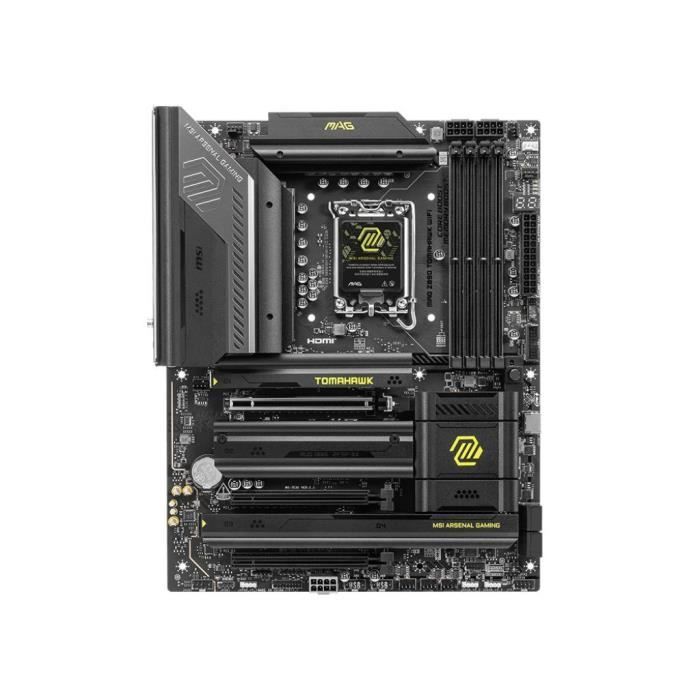 Carte mère - MSI - MAG Z890 TOMAHAWK WIFI - Wi-Fi 7, 5G LAN, Thunderbolt, PCIe 5.0, Intel Core Ultra