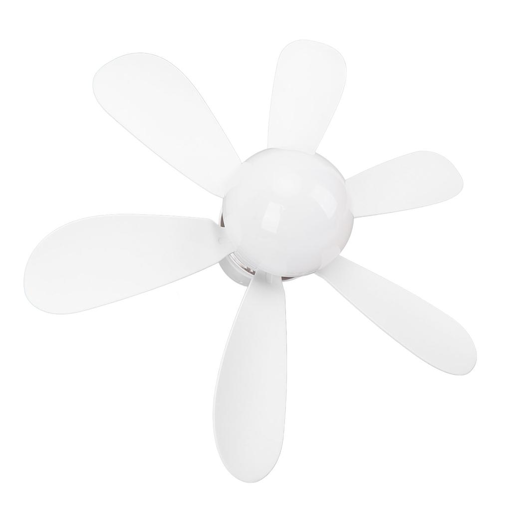 E27 LED Ceiling Fan 400 RPM Flower Shaped Removable 6 Blades Ceiling Fan Lamp with Remote Control