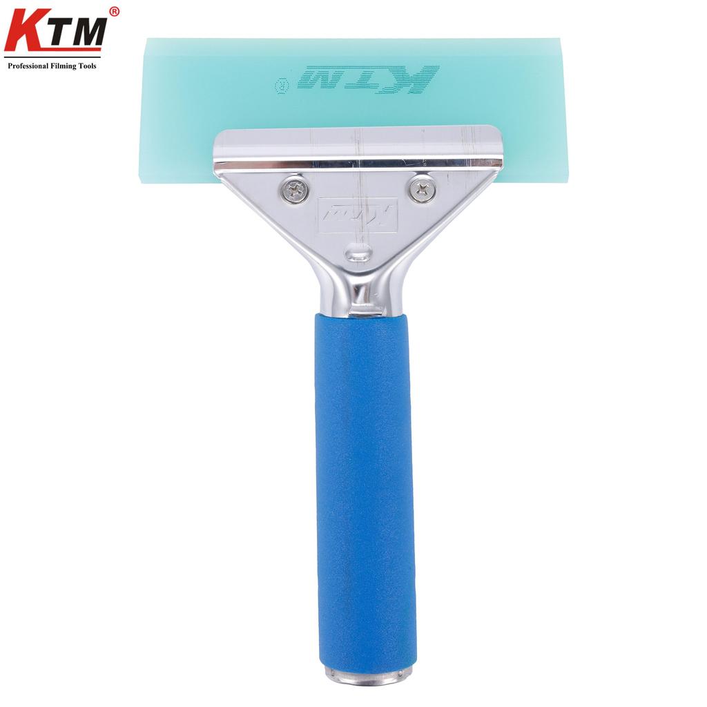 KTM Metal LONG Handle Rubber Squeegee Car Cleaning Tool Carbon Vinyl Wrap Window Tint  Clean Water Wiper Snow Ice Scraper Window Tint Tools