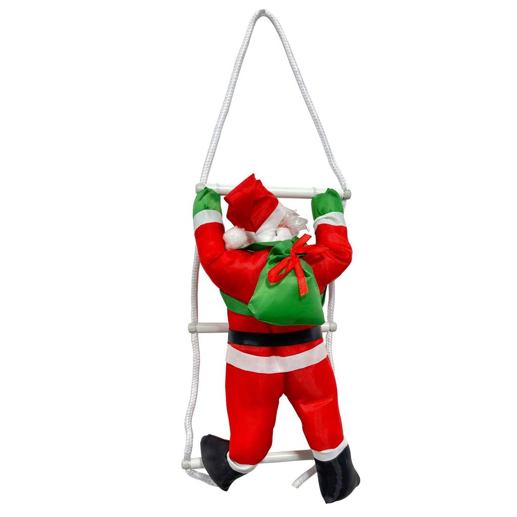 Weihnachtsmann Kletterseil und Leiter Dekoration