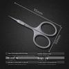 Third-Gen Dead Skin Nippers with Ukrainian Stainless Steel, Front-Set Elbow, Easy-Cut Manicure Scissors