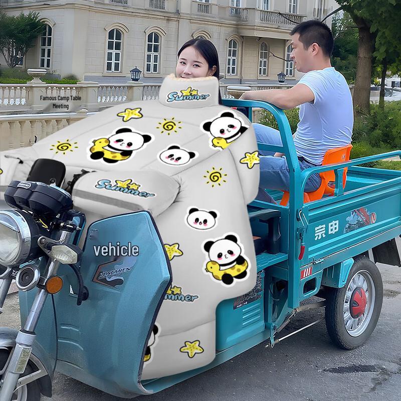 

Sun Panda Thickened Waterproof Tricycle Windproof Cover