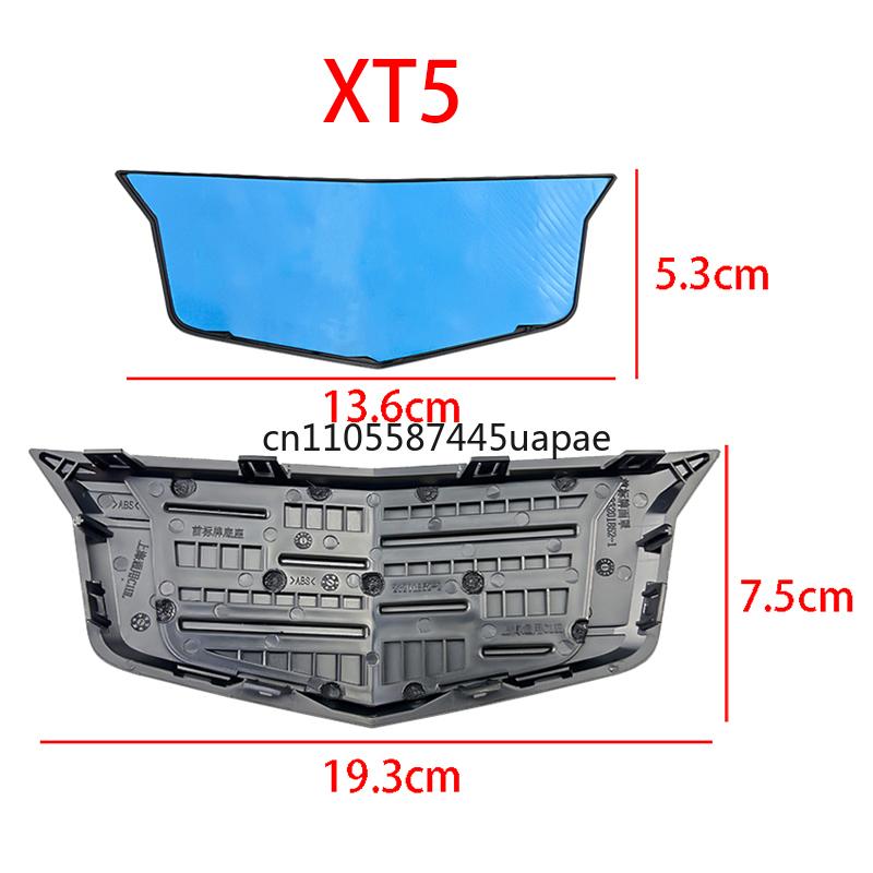 2 STUKS Nieuw Legering Auto Voorgrille Embleem Achterklep Badge Stickers Decals voor Cadillac XT5 2016-2025 Auto Modificatie Accessoires