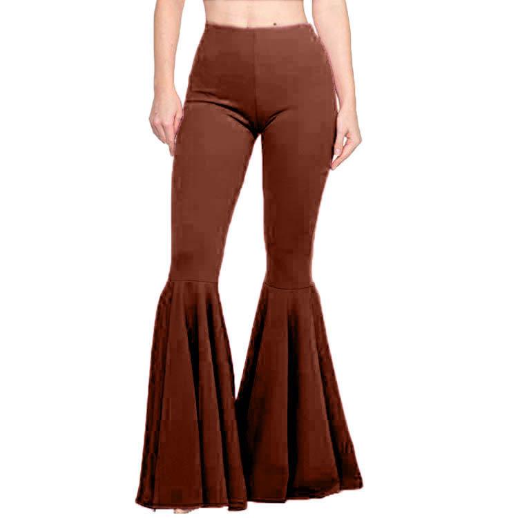 Women's Plus Size High Waist Slimming Mermaid Flare Pants