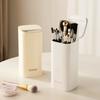 Automatic Lifting Makeup Brushes Holder Dustproof Makeup Brush Holder Desktop Makeup Tools Lipstick Eyebrow Pen Holder Container