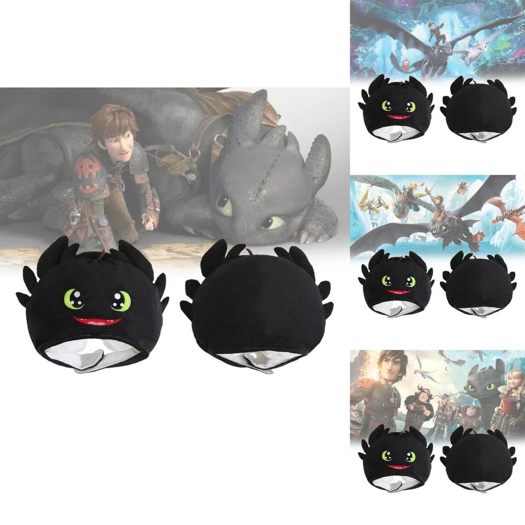 How To Train Your Dragon Monster Headgear Photo Prop With Short Plush For Cosplay And Events