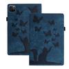 Suitable for iPad Pro 13 inch 2026 tablet leather case Air 11 matte butterfly cat card holder case