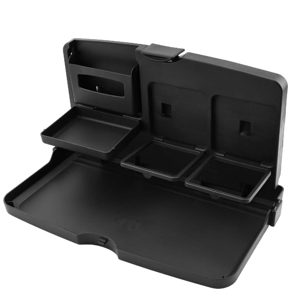 Plastic Car Dining Table Multi-function Back Seat Organizer Useful Car Storage Shelf  Car Interior