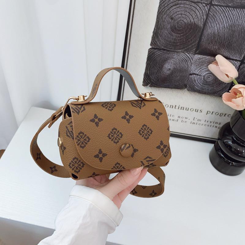 Small Pu Womens Crossbody Bag With Print Design Suitable For Daily Life Use