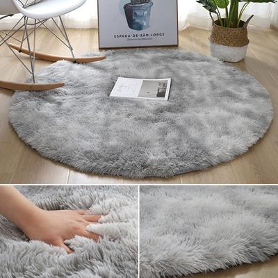Tappeto Rotondo Super Morbido in Peluche Tappetino Soffice Bianco per Soggiorno Decorazione Casa Camera da Letto Decorazione Stanza Bambini Salone Tappeto a Pelo Alto