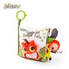 Jollybaby 3D Animal Tail Cloth Book for Infants: Tear-Resistant Early Education Toy 0-1 Year