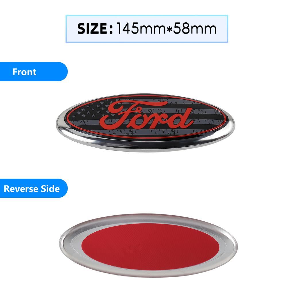 Car Front Hood Emblem Sticker Bonnet Trunk Sticker For Ford EcoSport Mustang Fiesta Focus 3 Escort Explorer Mondeo Falcon Tierra CVY1