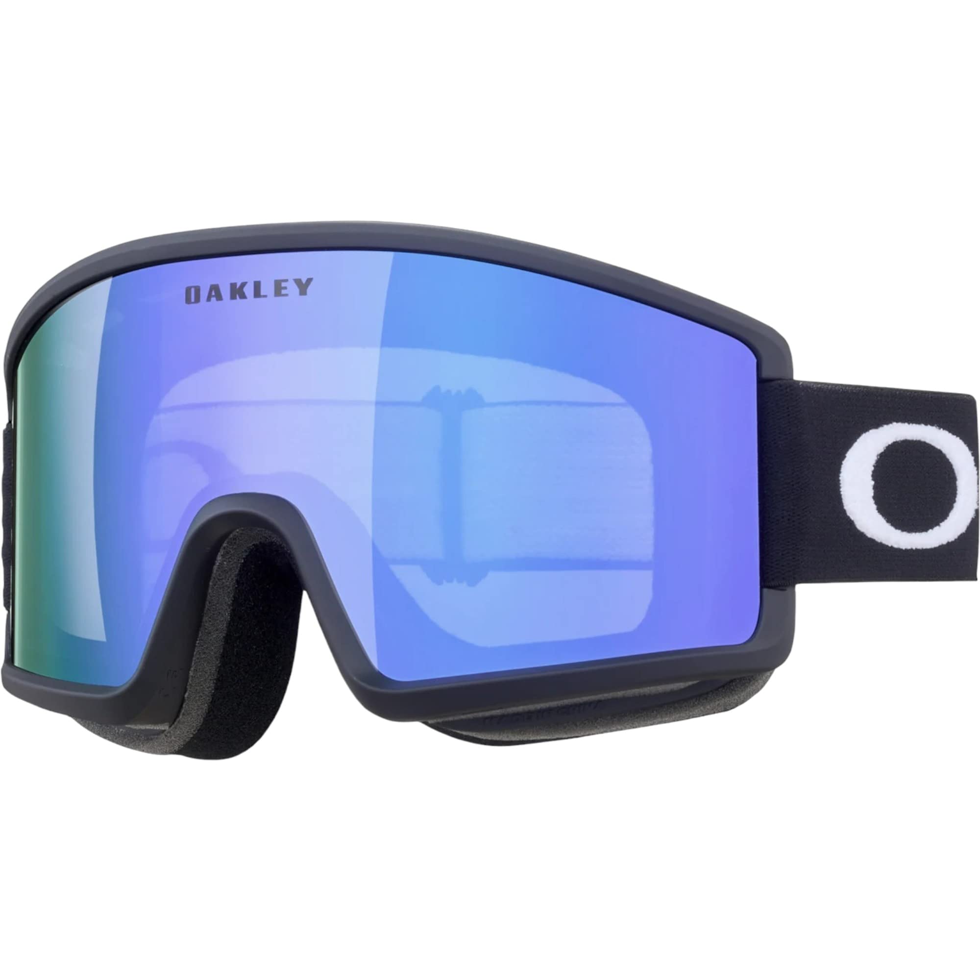 

Oakley Target Line M Matte Iridium One Size Goggles, Black/Violet Lens,