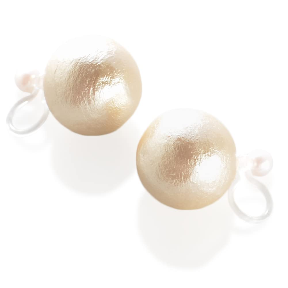 

Metal cotton pierced for large for entrance made in Japan [R-days Daikanyama] allergy-friendly earrings, pearl, resin, non-pierced earrings, earrings,