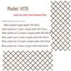 Expandable Garden Trellis with Preservative Wood for Climbing Plants