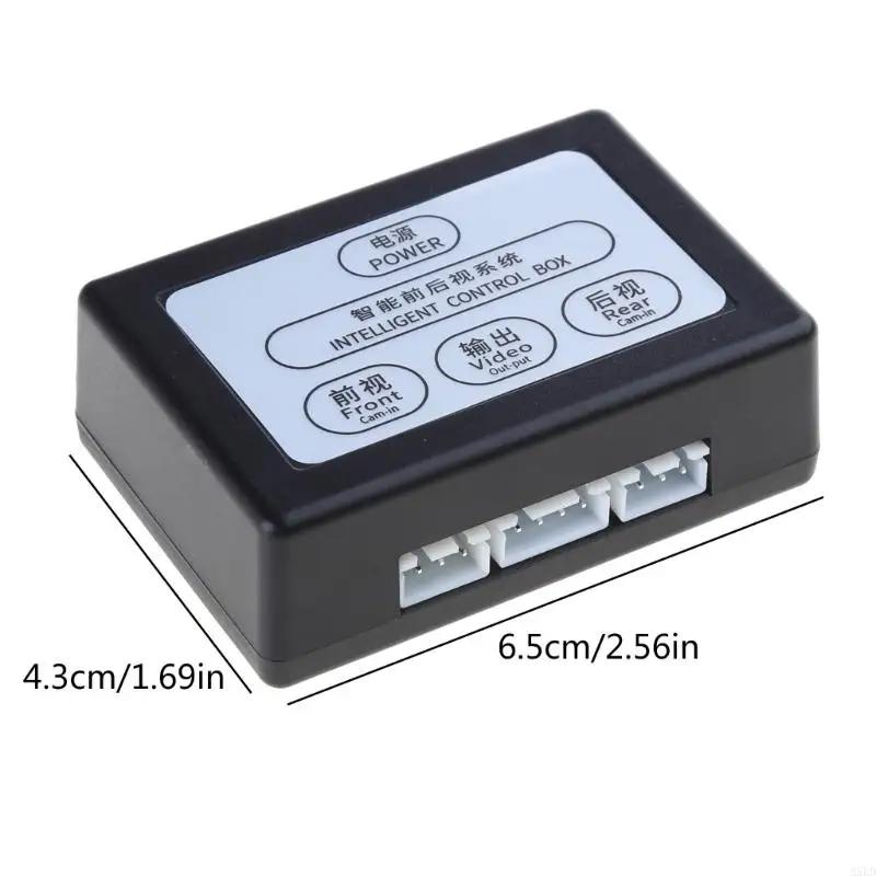 Car Parking Camera Video Channel Converter Auto Front/Rear View Camera Video Control Box Suiatble for CVBS &AHD X7AE