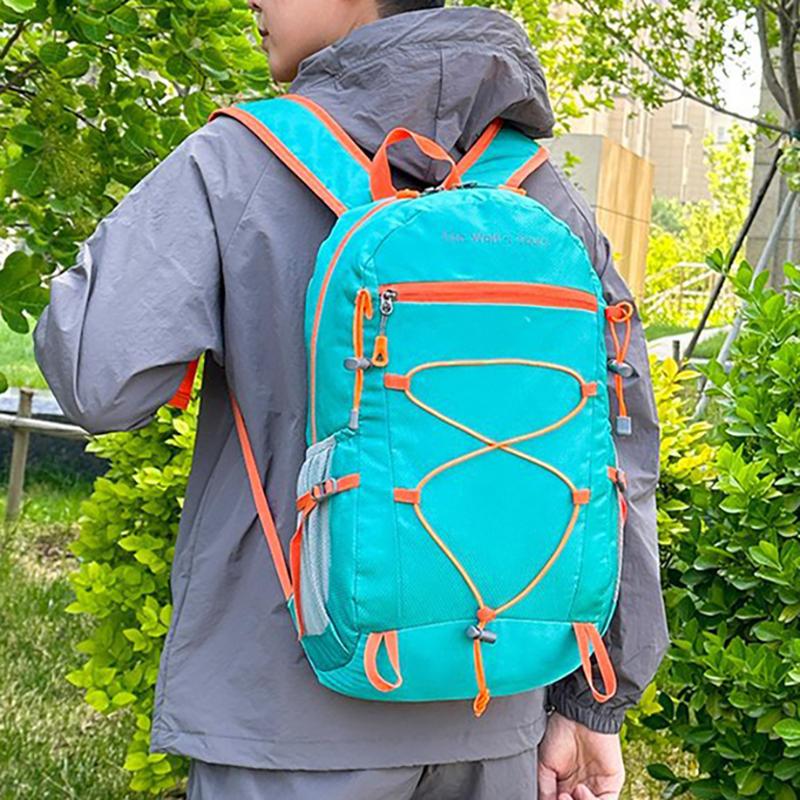 Foldable Climbing Backpack Folding Hiking Cycling Riding Mountaineering Bag Lightweight Outdoor Sports Travel Camping Knapsack