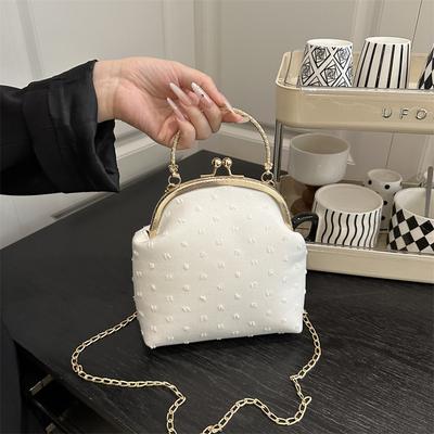 Sac Cabas de Soirée à Chaîne avec Bandoulière Sac à Main Tendance pour Femme