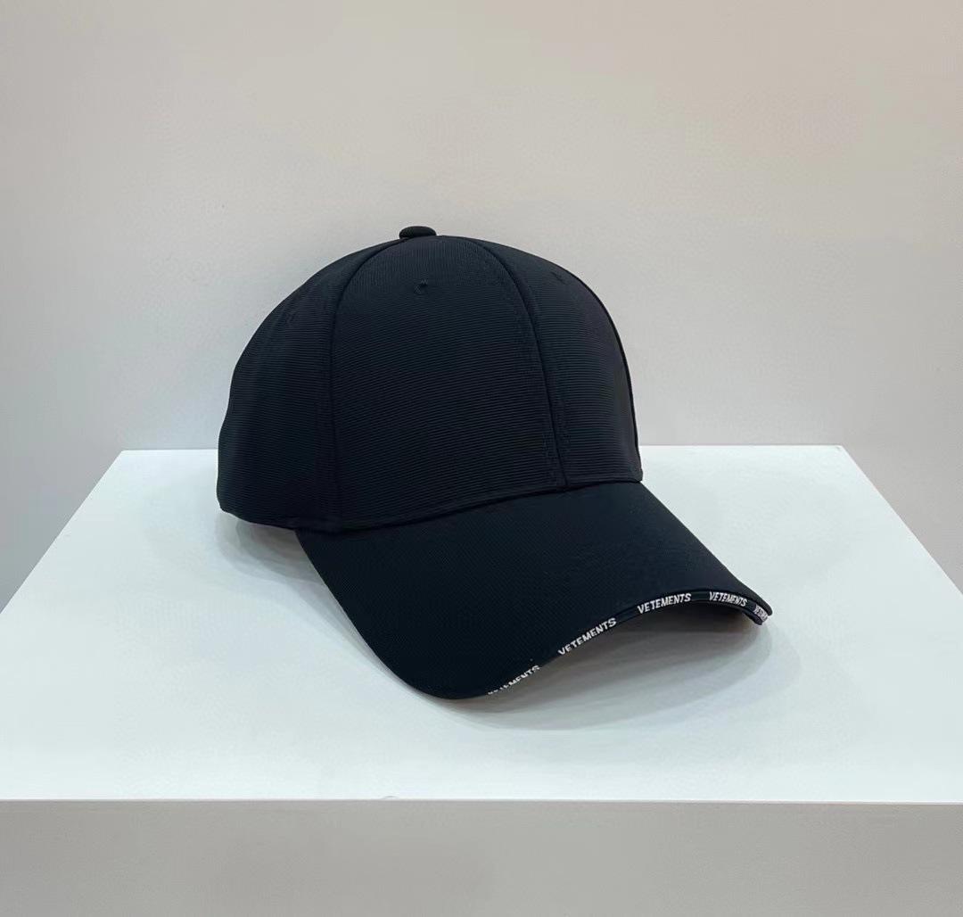 Sandwich Hard Top Hat Four Seasons Fashion Men S And Women S Simple Baseball Cap Black Casual Versatile Cap