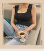 Women's Early Autumn Square Collar Slim Camisole - Korean Style Versatile Top