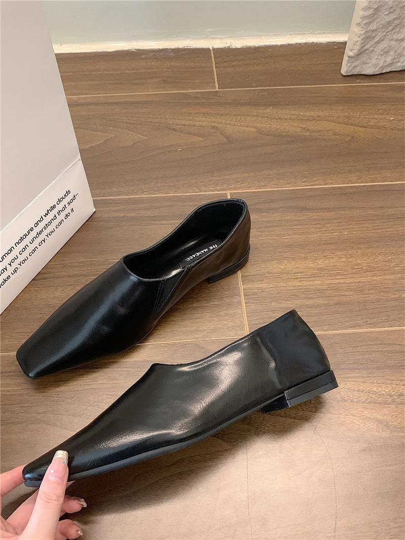 

Fashion Bailamos Women Casual Flats Spring Autumn Comfortable Soft Boat Shoes Loafers Ballerina Shallow Point Toe Ballet Flat Shoes Muje 39